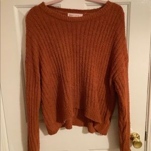 Orange Sweater